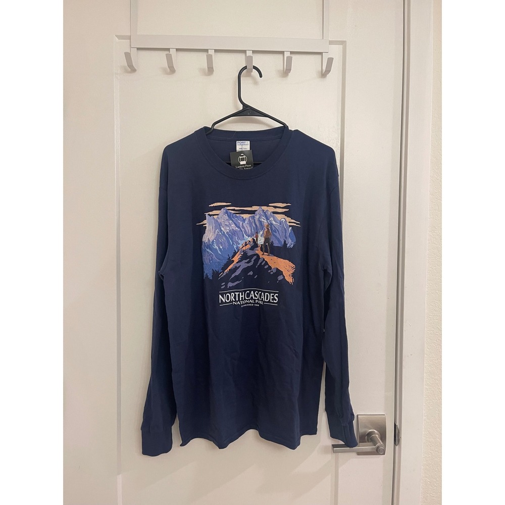 National Park Granola North Cascades Cotton NWT Long Sleeve Shirt